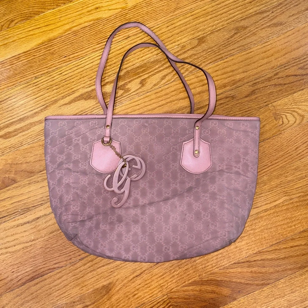 Vintage Gucci Pink Handbag/Tote - Picture 4 of 7
